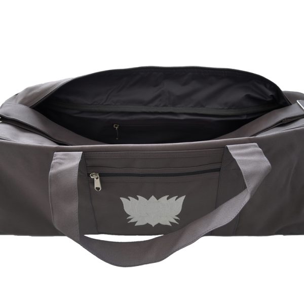 Grey Lotus Yoga Kit Bag 3 Web