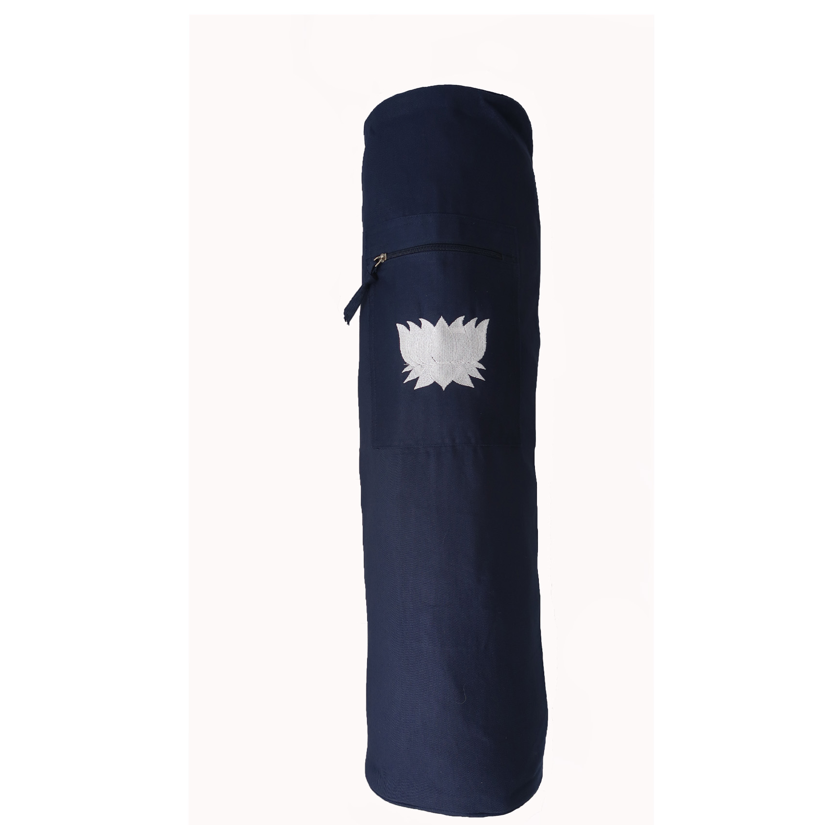 Yoga Mat Bag Navy- Lotus