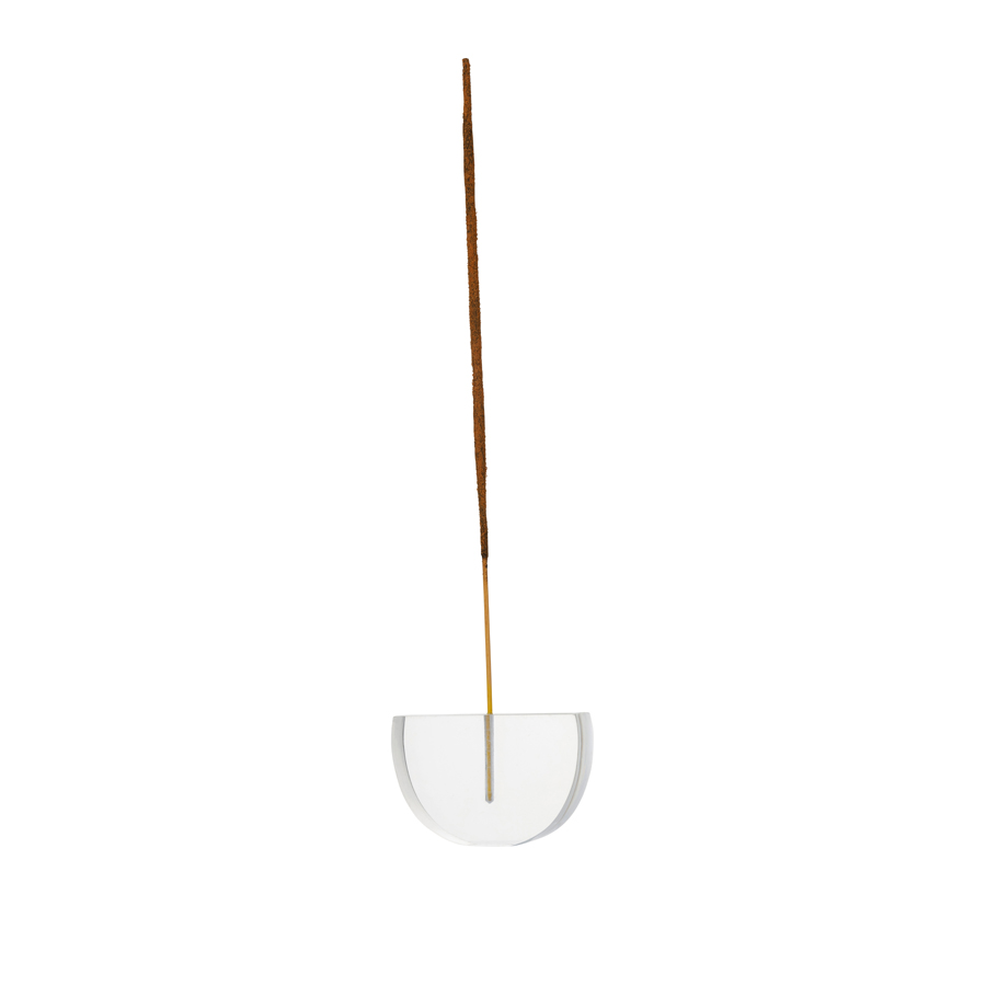 Clear Lucite Incense Holder