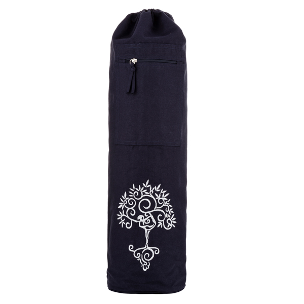 Yoga Mat Bag Navy – Tree of Life