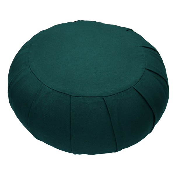 Round Meditation Zafu – Dark green