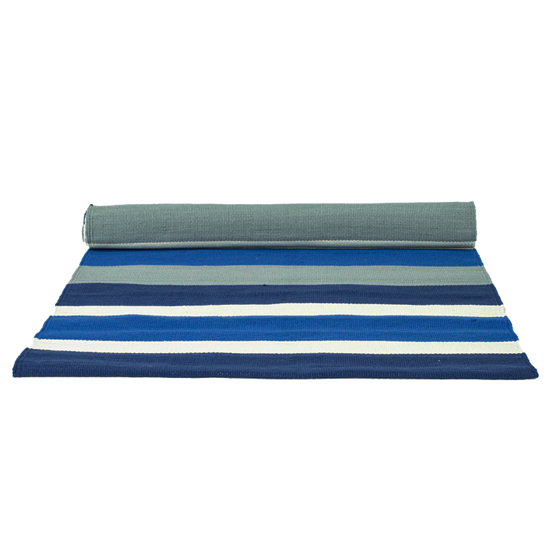 Handloom Cotton Yoga Mat – Glacier