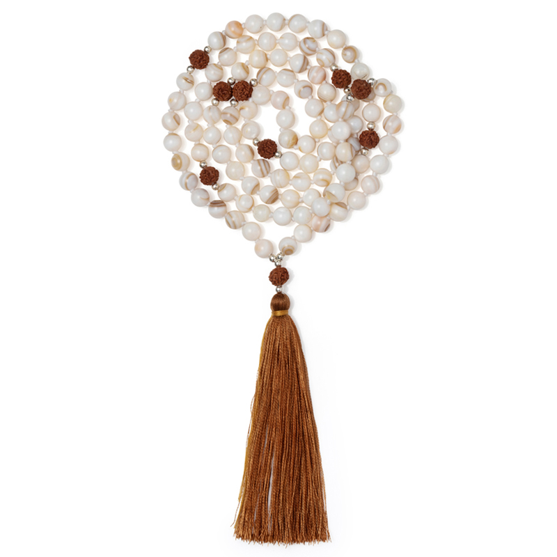 Tranquility Mala – Mother of Pearl