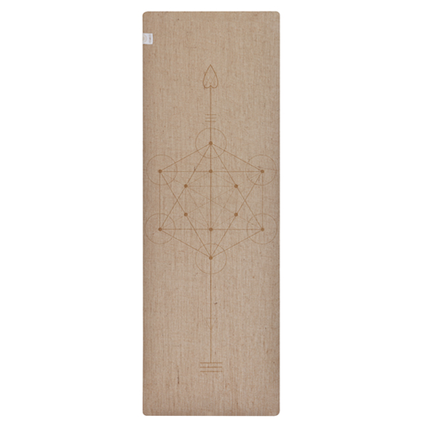 Jute and Natural Tree Rubber Yoga Mat – Sacred Elements