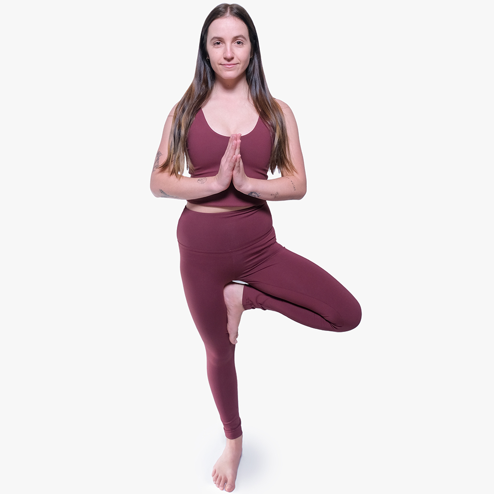 Red wine – full length yoga leggings