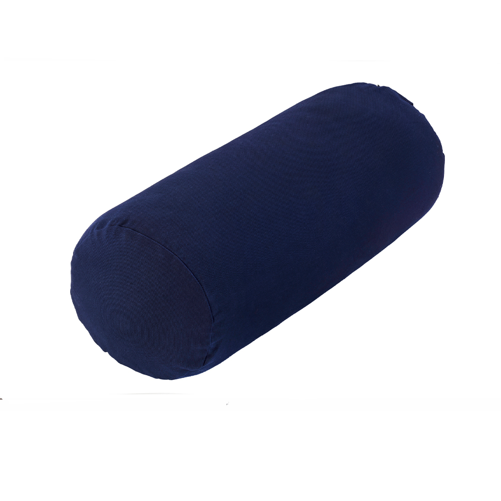 Round Yoga Bolster – Navy