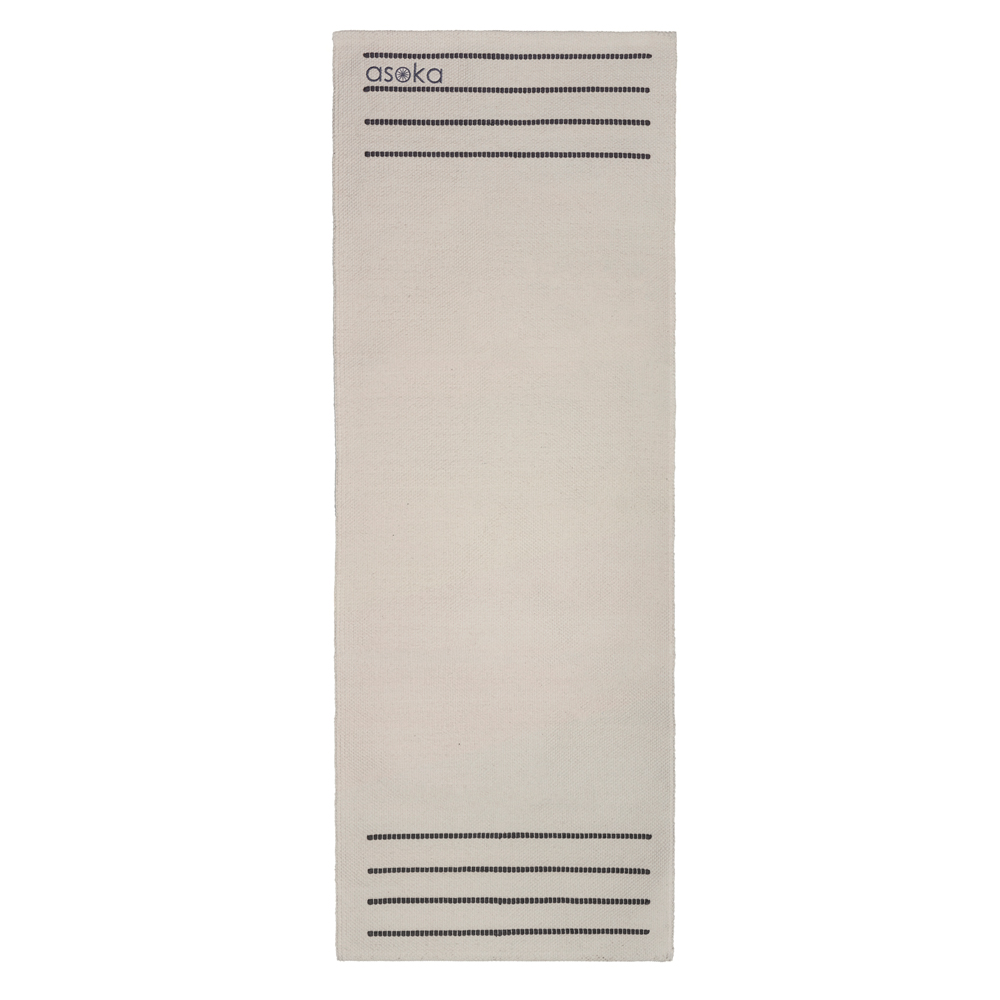 Handloom Cotton Yoga Mat – Horizon Stripes